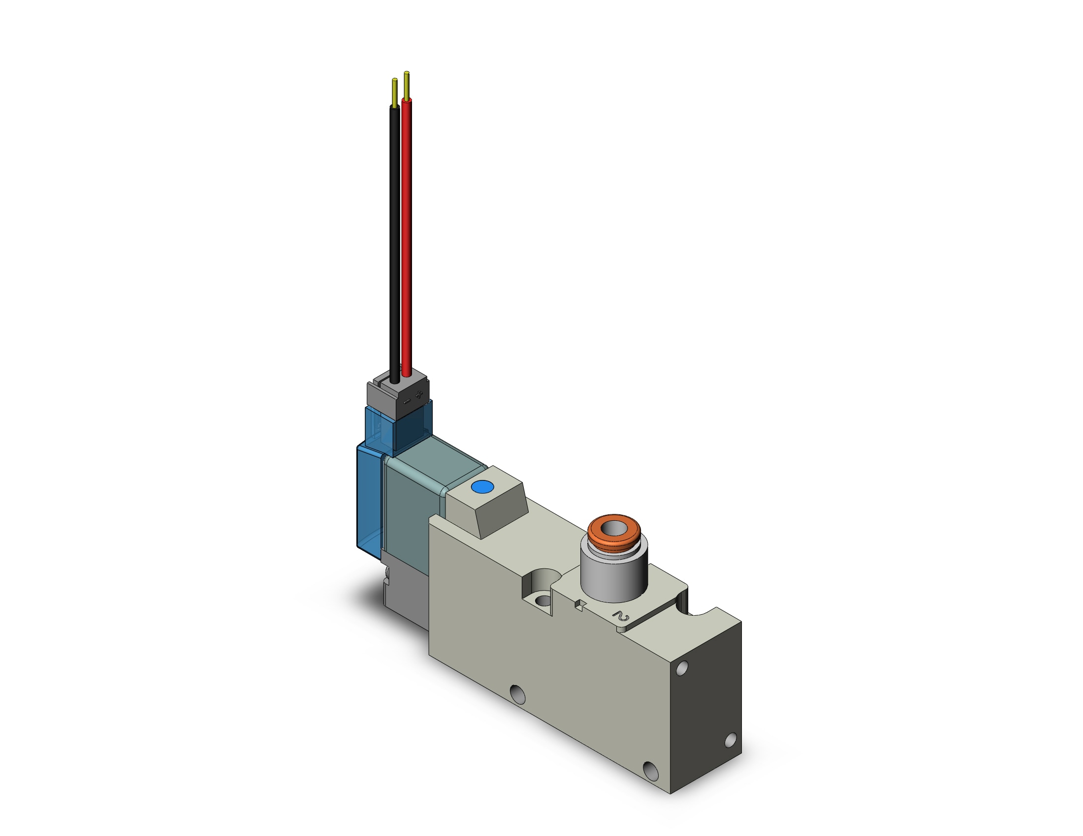 SMC VQZ222-5M1-C4 valve, body ported (dc), VQZ200 VALVE, SOL 3-PORT***