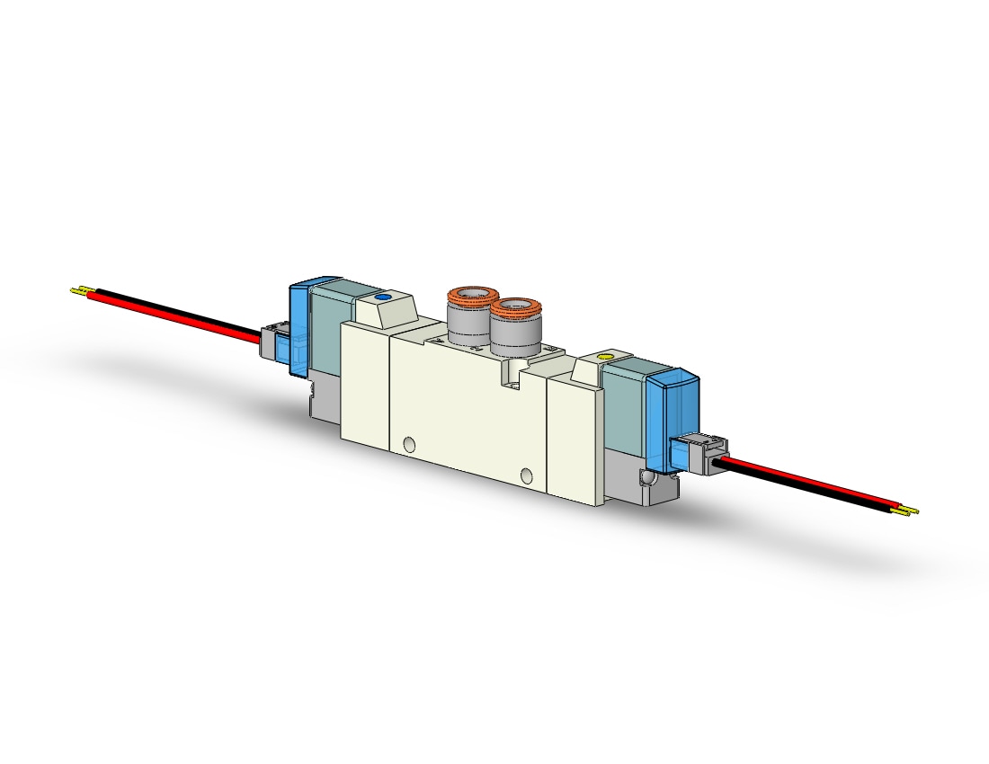 SMC VQZ2220-5L1-N7-Q valve, body ported (dc), VQZ2000 VALVE, SOL 4/5-PORT