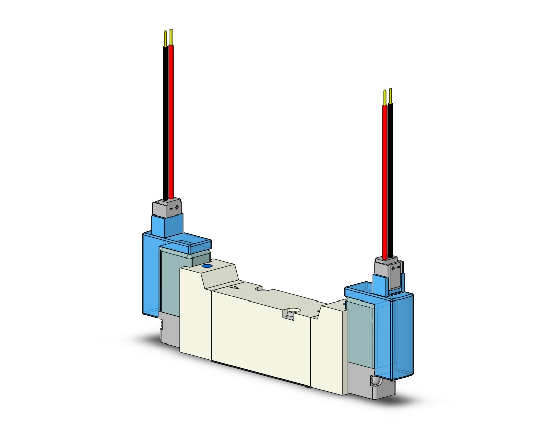 SMC VQZ2250-1M1 valve, base mount (ac), VQZ2000 VALVE, SOL 4/5-PORT***