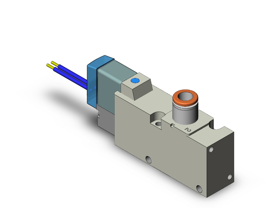 SMC VQZ232-5G1-C6 valve, body ported (dc), VQZ200 VALVE, SOL 3-PORT***