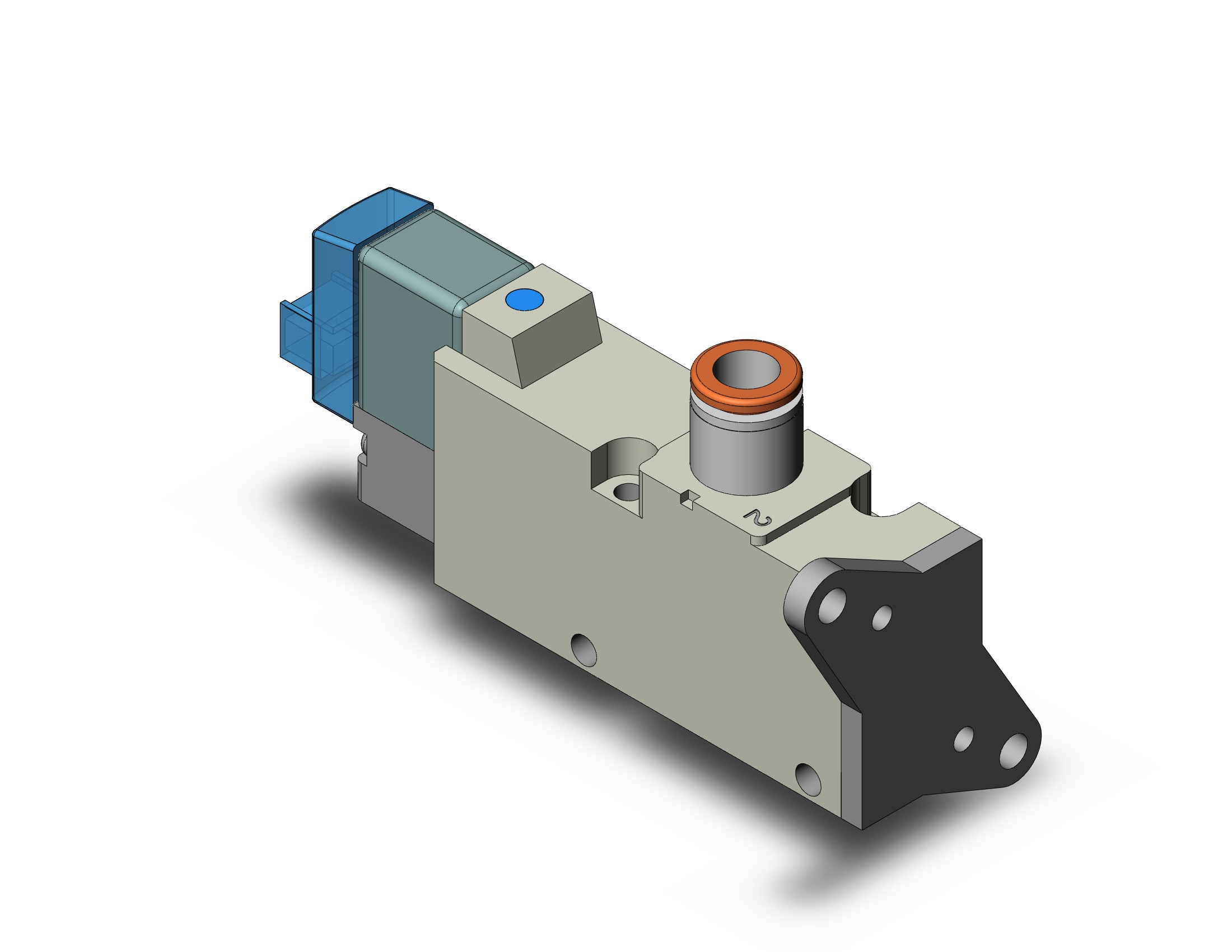 SMC VQZ232-5LO1-C6-F valve, body ported (dc), VQZ200 VALVE, SOL 3-PORT***