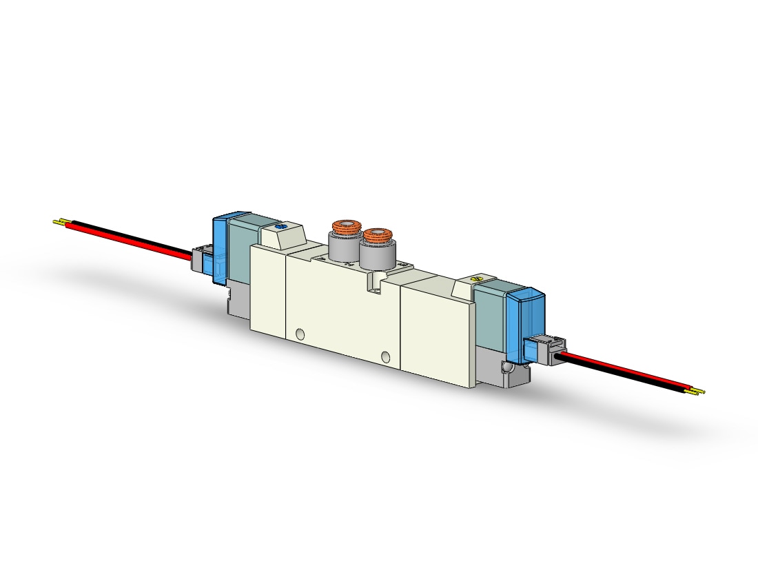 SMC VQZ2321-5LB1-N3T valve, body ported (dc), VQZ2000 VALVE, SOL 4/5-PORT