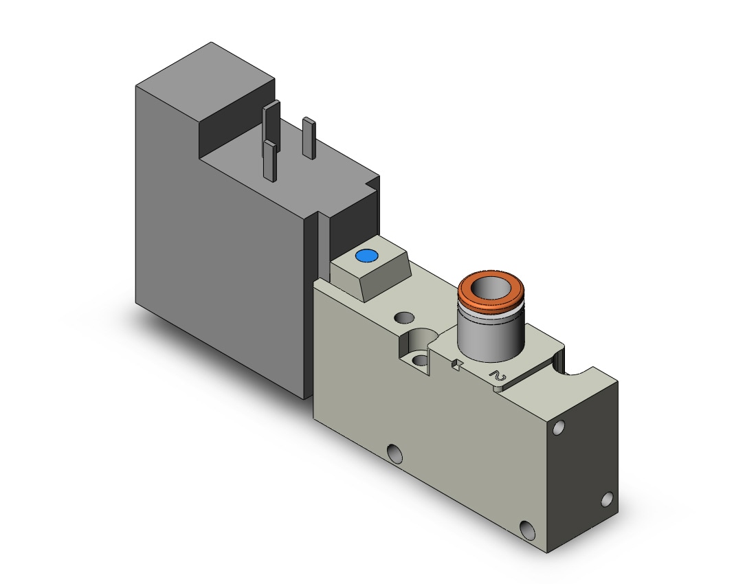 SMC VQZ232R-5YO1-C6-Q valve, VQZ200 VALVE, SOL 3-PORT***