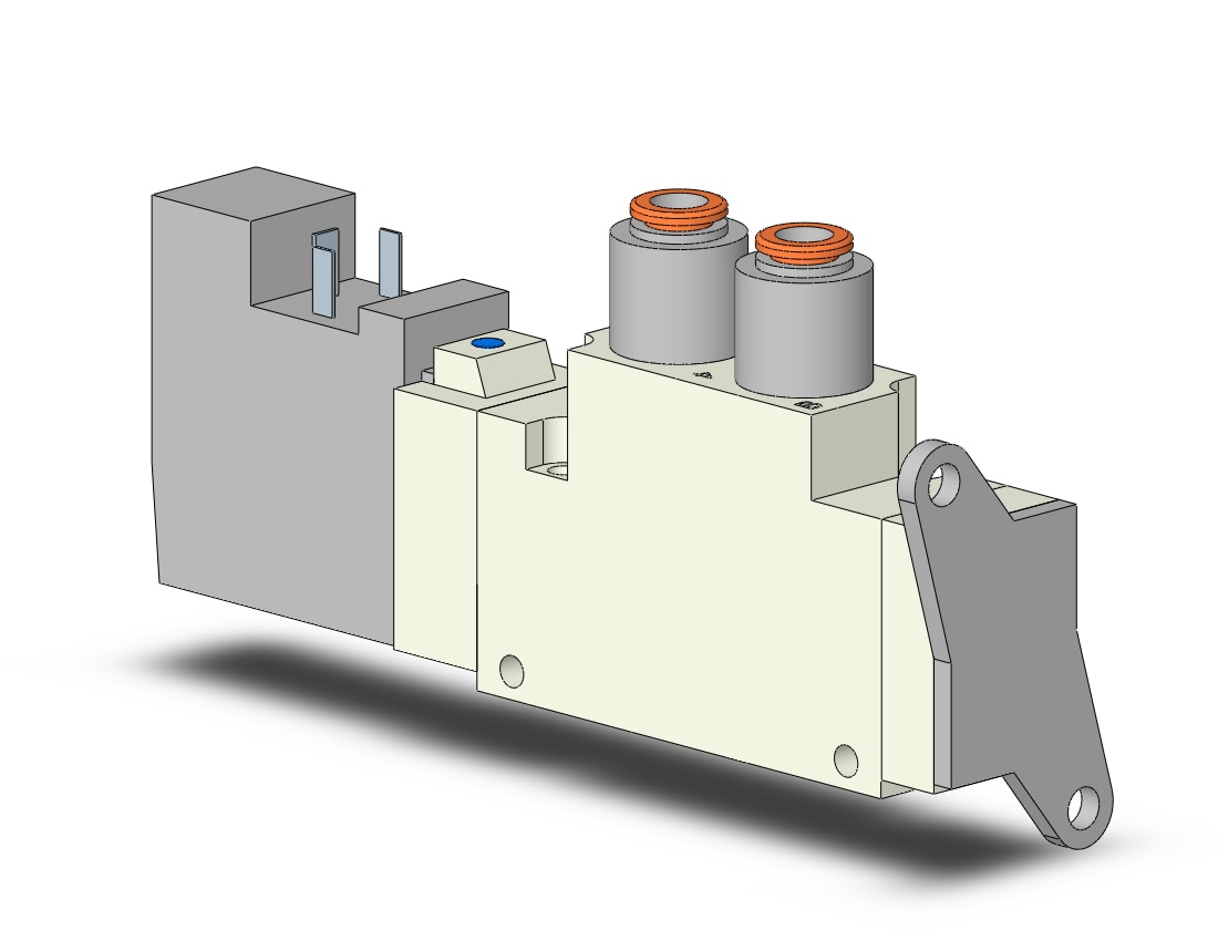 SMC VQZ3120-5YO1-C6-F-Q valve, body ported, din (dc), VQZ3000 VALVE, SOL 4/5-PORT