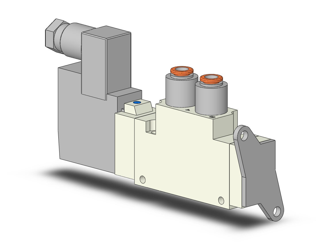 SMC VQZ3120-5YZ1-C6-F-Q valve, body ported, din (dc), VQZ3000 VALVE, SOL 4/5-PORT***