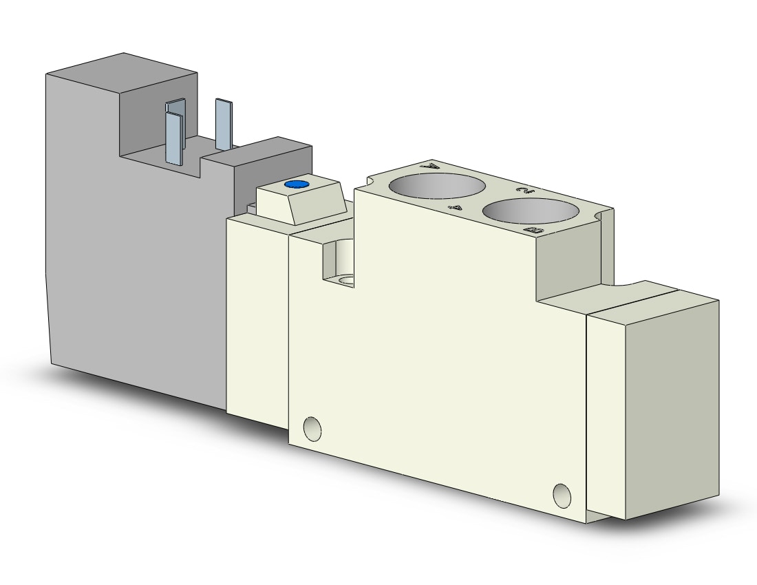 SMC VQZ3120K-5YO1-02F-Q valve, body ported, din (dc), VQZ3000 VALVE, SOL 4/5-PORT***