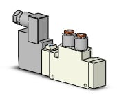 SMC VQZ3121-5YZW1-N7-Q valve, body ported, ip65 (dc), VQZ3000 VALVE, SOL 4/5-PORT***