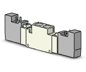 SMC VQZ3220-5YOB1-02 vqz3000 body port (1/4 pt), VQZ3000 VALVE, SOL 4/5-PORT