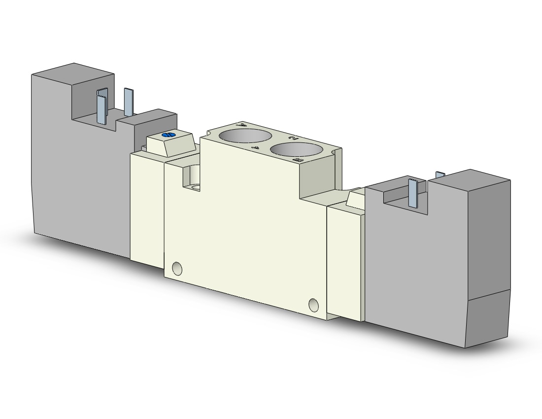 SMC VQZ3220B-5YOB1-02-Q vqz3000 body port (1/4 pt), VQZ3000 VALVE, SOL 4/5-PORT