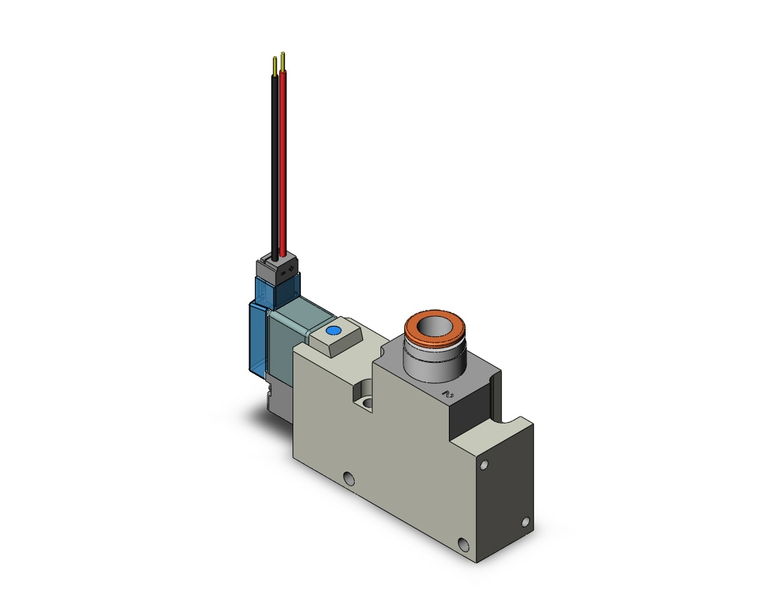 SMC VQZ322B-5M1-C8 3 port body ported solenoid valve, 3 PORT SOLENOID VALVE