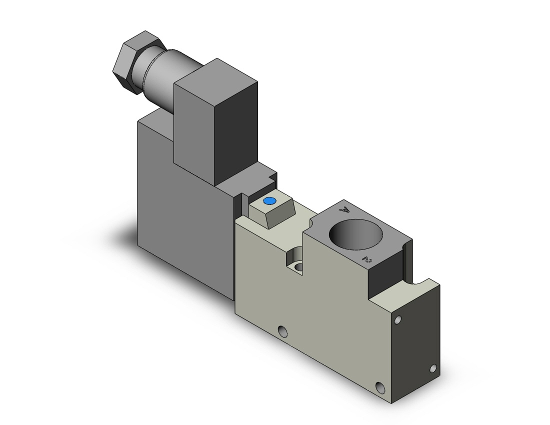 SMC VQZ332-5YW1-02-Q 3 port body ported solenoid valve, 3 PORT SOLENOID VALVE