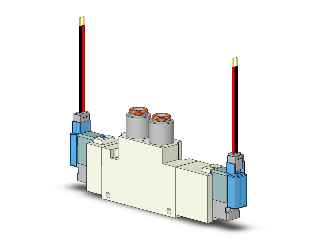 SMC VQZ3320-5M1-N7T valve, body ported (dc), VQZ3000 VALVE, SOL 4/5-PORT