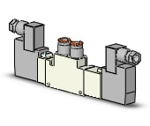 SMC VQZ3321-5YZW1-C8F-Q 3000 series 5 port valve, 4/5 PORT S