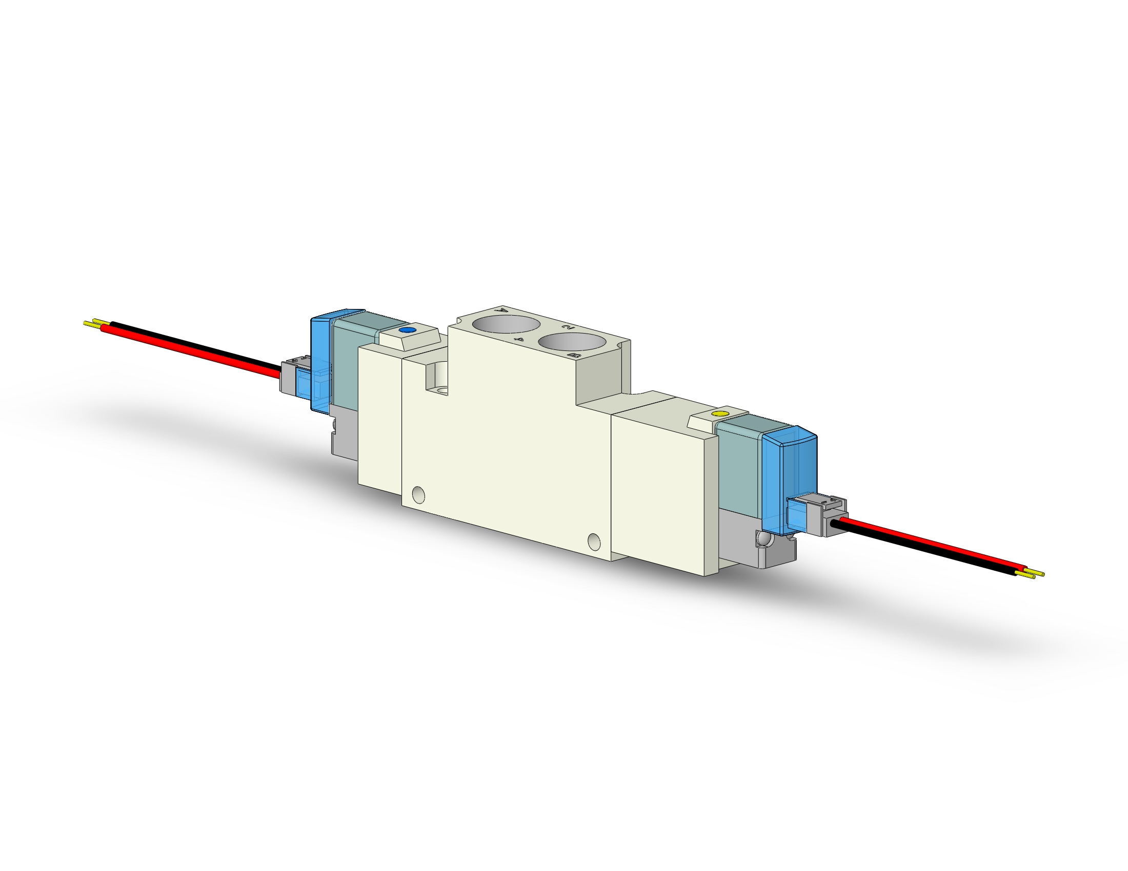 SMC VQZ3321BR-5L1-02 valve, body ported (dc), VQZ3000 VALVE, SOL 4/5-PORT