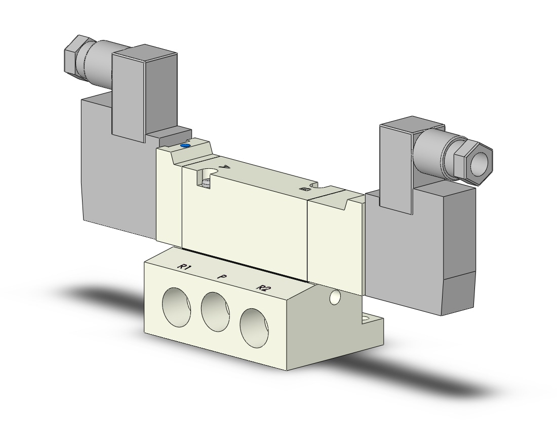 SMC VQZ3350K-5YZ1-02 3000 series 5 port valve, 4/5 PORT SOLENOID VALVE