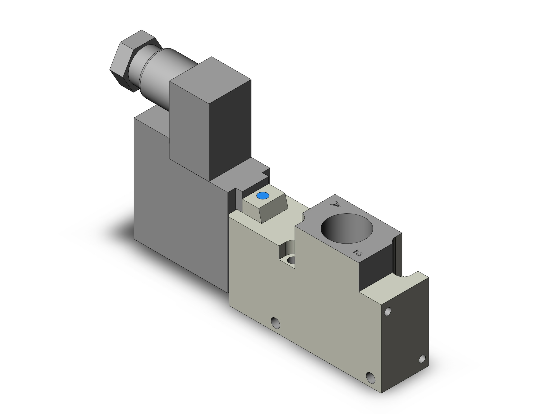 SMC VQZ342-4YZ1-02T valve, VQZ300 VALVE, SOL 3-PORT***