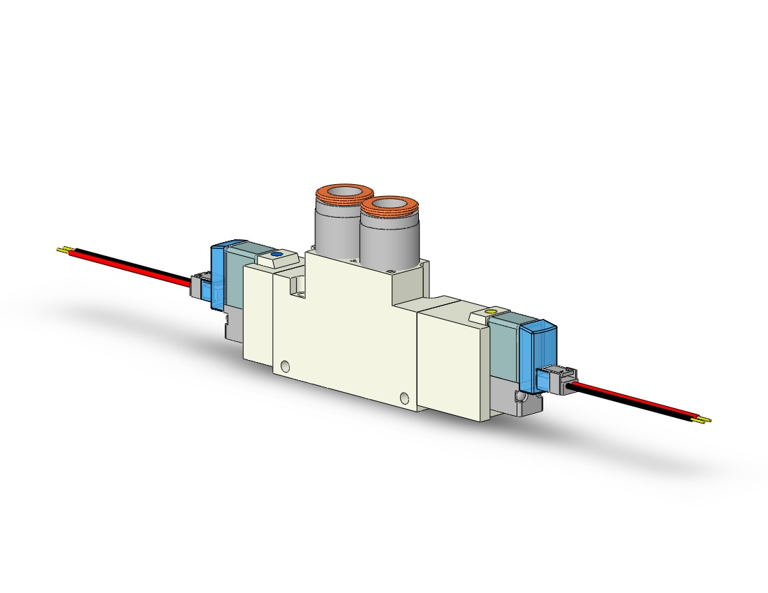 SMC VQZ3520B-5L1-C10 3000 series 5 port valve, 4/5 PORT SOLENOID VALVE