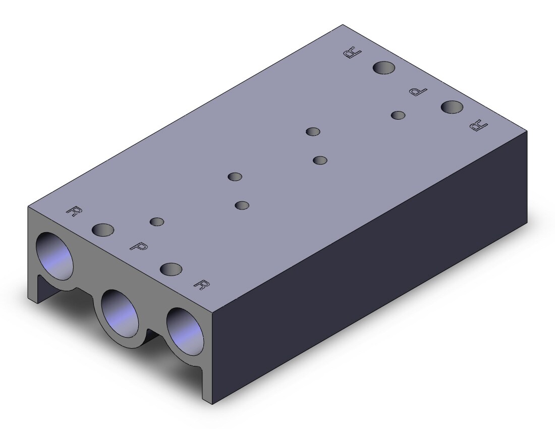 SMC VV5F3-30-031-00F manifold, plug-in, VV*F* MANIFOLD VF SERIES***