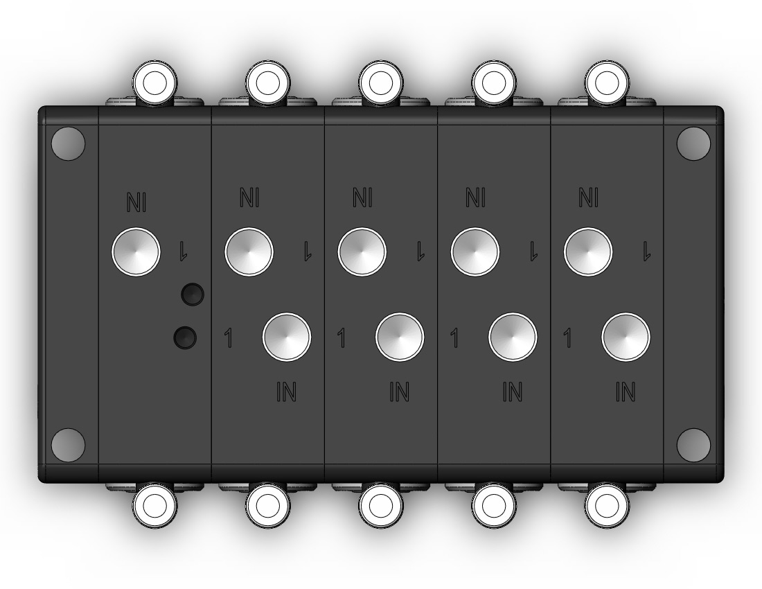 SMC VV2CC1-0800C6-G02 mfld, color chg valve, VALVE, COLOR CHANGE