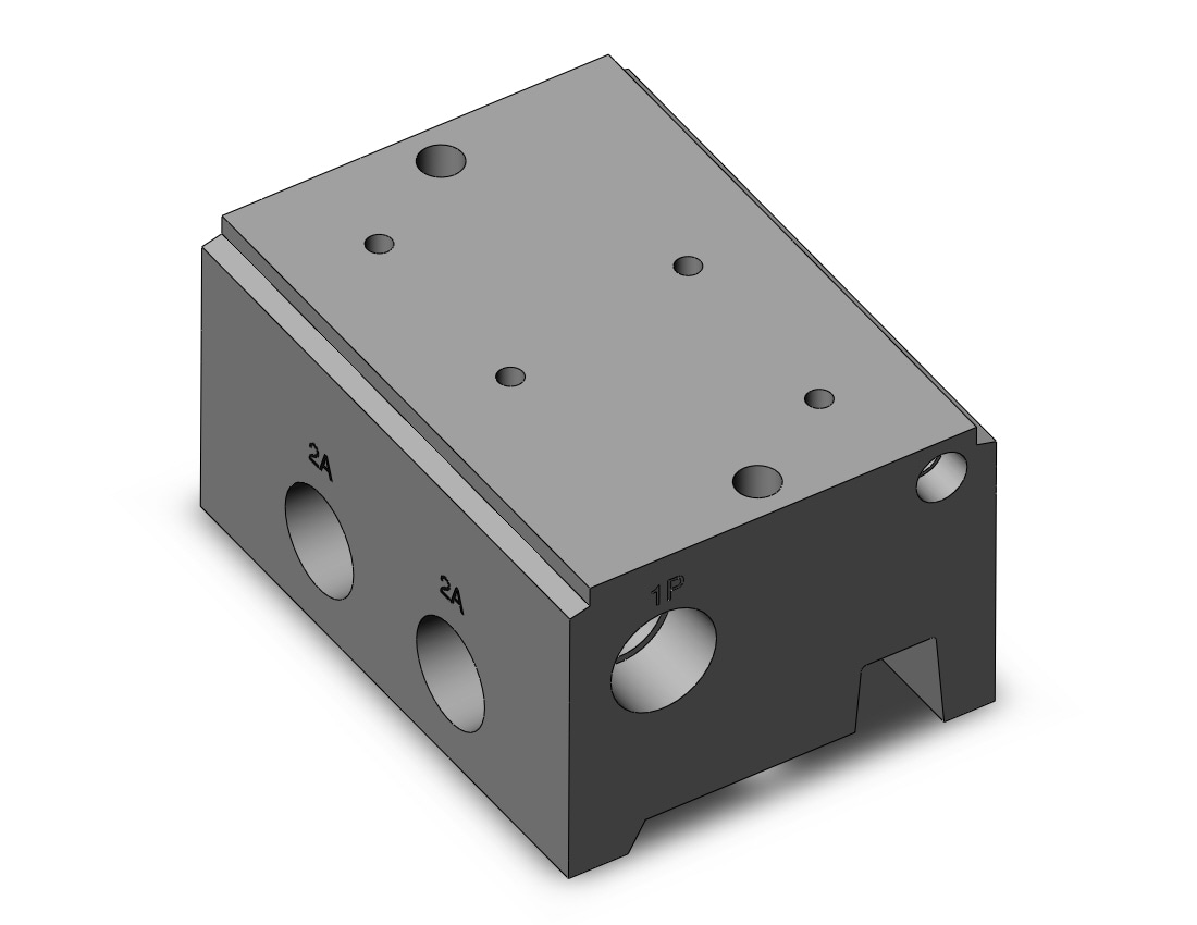 SMC VV3P7-42R-023-04 vp valve manifold, 3 PORT SOLENOID VALVE