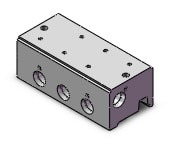 SMC VV3PA5-42-033-03T vpa valve manifold, 3 PORT AIR-PILOTED VALVE