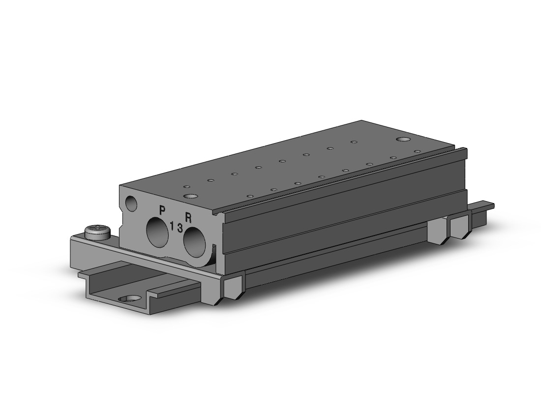 SMC VV3QZ12-08C-D-Q manifold, VV3QZ* MANIFOLD VQZ 3-PORT***