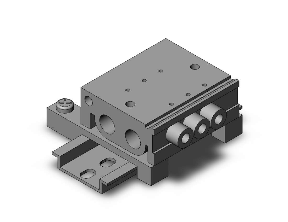 SMC VV3QZ15-03M5TC-D0 vqz100 base mounted manifold, 3 PORT SOLENOID VALVE