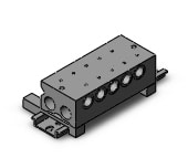 SMC VV3QZ25-0501C-D manifold, VV3QZ* MANIFOLD VQZ 3-PORT***