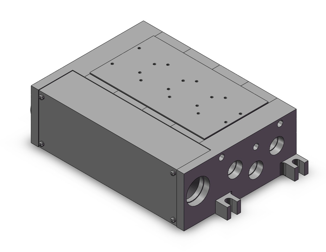 SMC VV5FR5-01T-041-06 mfld, vfr5000 series, 4/5 PORT SOLENOID VALVE