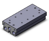 SMC VV5FS1-30-041-01N manifold assy, 4-sta, VV*FS* MANIFOLD VFS SERIES