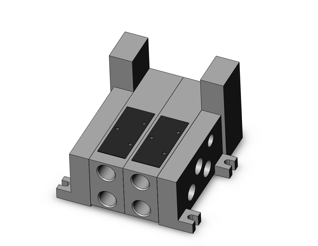 SMC VV5FS2-01FD1-021-02N-Q mfld, vfs2000 w/d-sub connect, VV*FS* MANIFOLD VFS SERIES