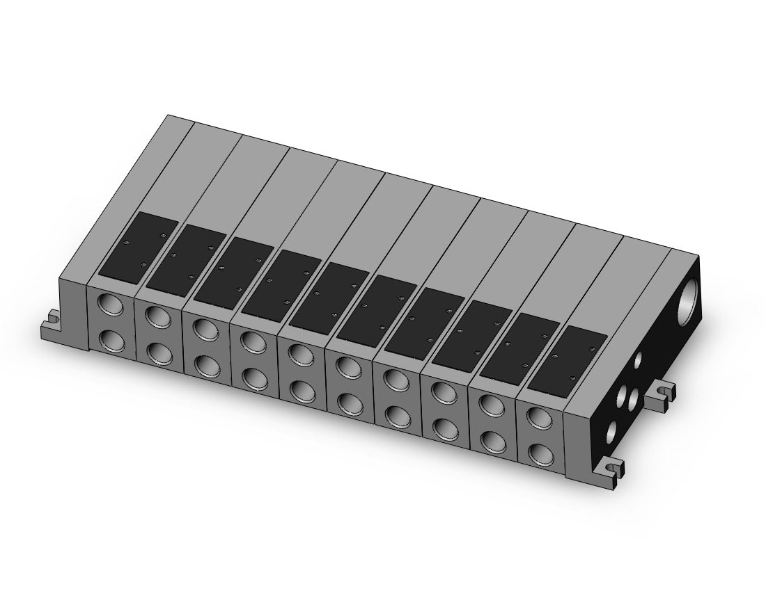 SMC VV5FS2-01T1-101-02N mfld, vfs2000 w/terminal block, VV*F