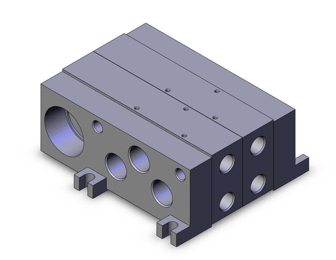 SMC VV5FS3-01T-021-03F assy, manifold 2-sta, 4/5 PORT SOLENOID VALVE