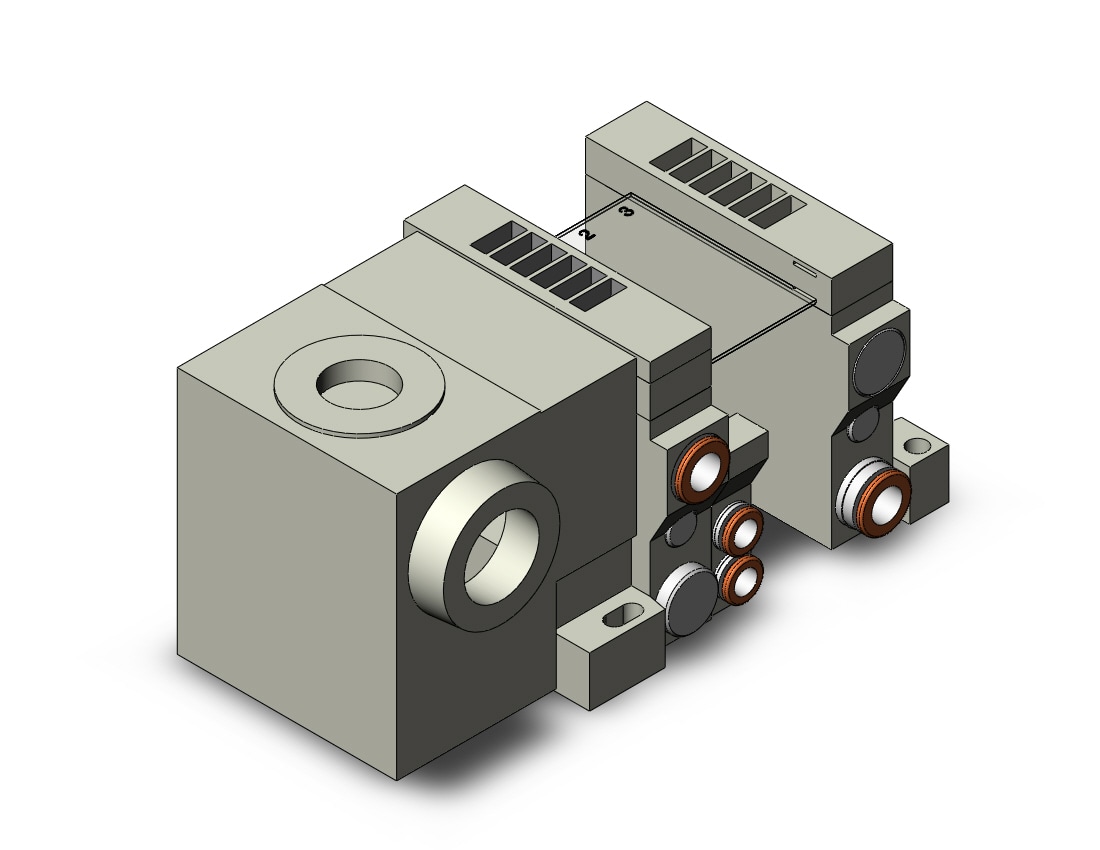 SMC VV5Q11-03C6TN-NS mfld, plug-in, vq1000, VV5Q* MANIFOLD VQ 4/5 PORT