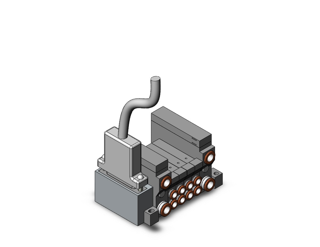 SMC VV5Q11-04C6FU1-D0 vv5q manifold, 4/5 PORT SOLENOID VALVE