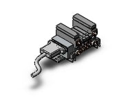 SMC VV5Q11-04N1FS2-D mfld, plug-in, vq1000, VV5Q* MANIFOLD VQ 4/5 PORT