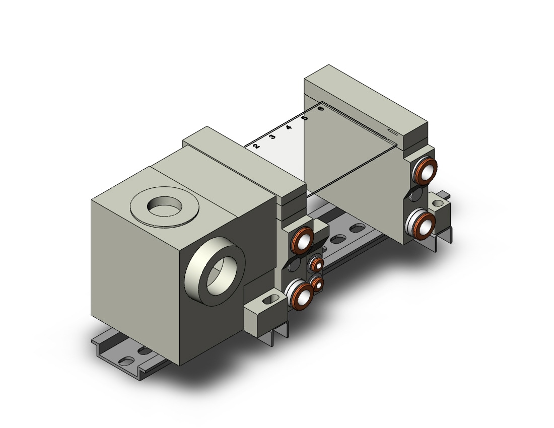 SMC VV5Q11-06N1T0-DN-Q mfld, plug-in, vq1000, VV5Q* MANIFOLD VQ 4/5 PORT