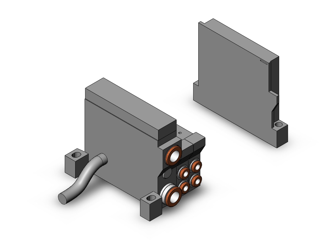 SMC VV5Q11-08N3L1 vv5q manifold, 4/5 PORT SOLENOID VALVE