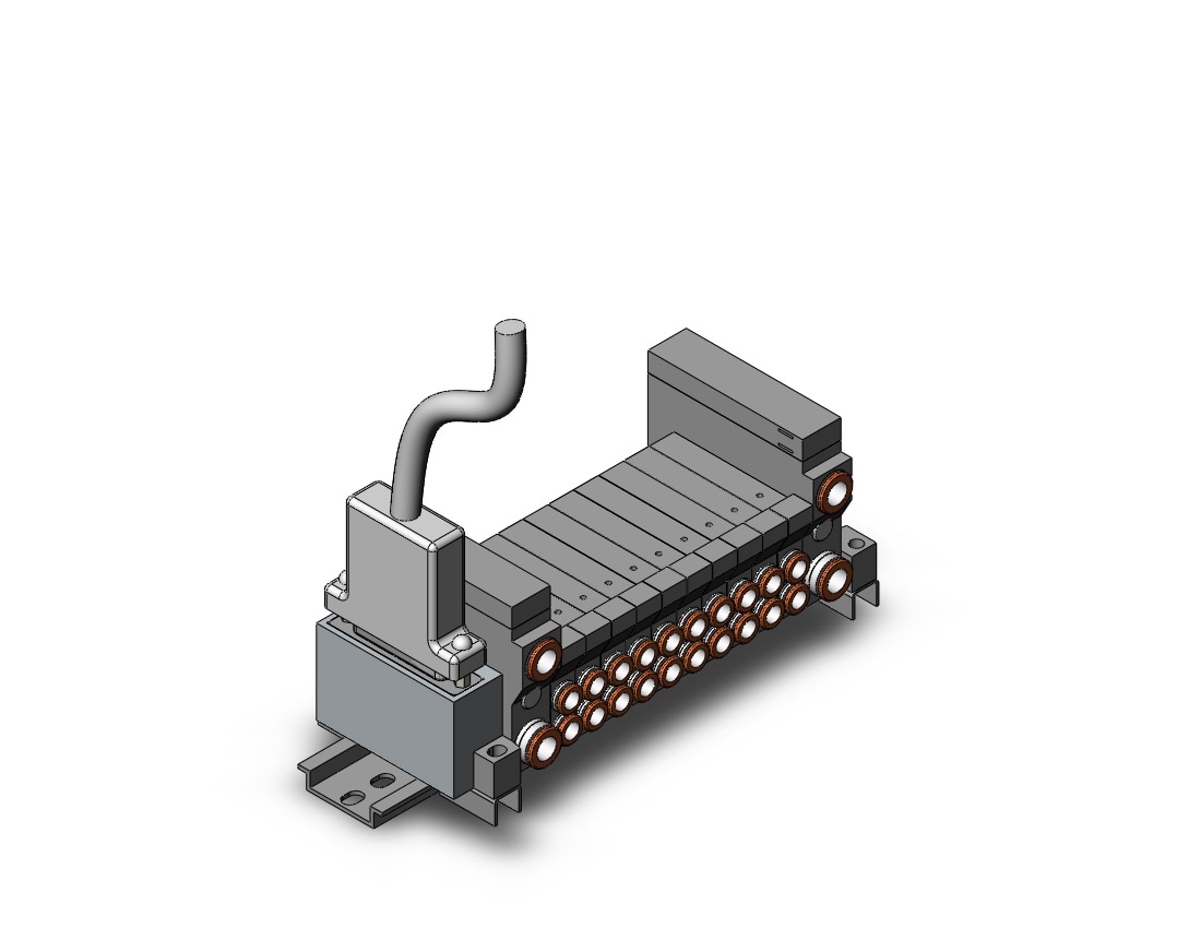 SMC VV5Q11-10C6FU2-D vv5q manifold, 4/5 PORT SOLENOID VALVE