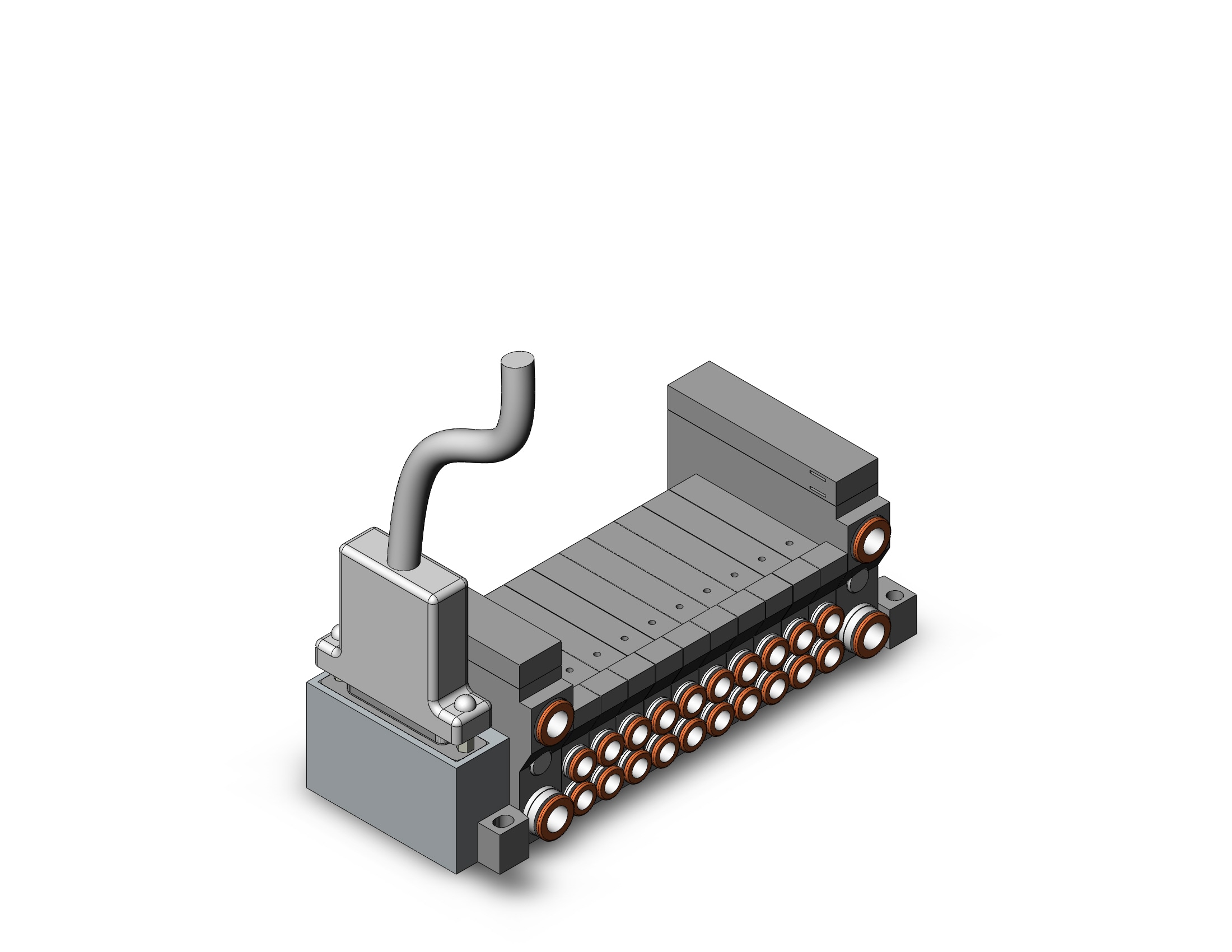 SMC VV5Q11-10C6FU2-D0 vv5q manifold, 4/5 PORT SOLENOID VALVE