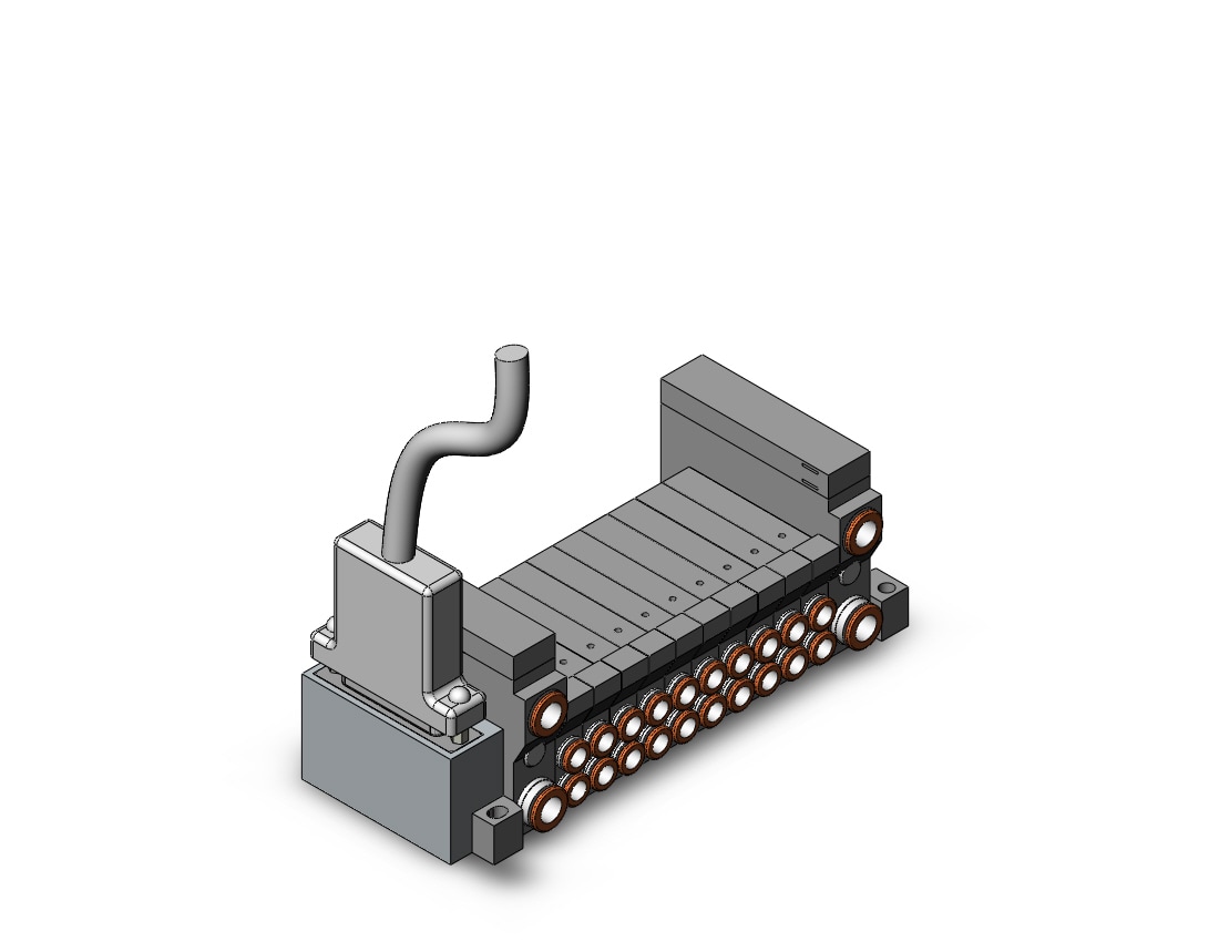 SMC VV5Q11-10C6FU3-D0 vv5q manifold, 4/5 PORT SOLENOID VALVE