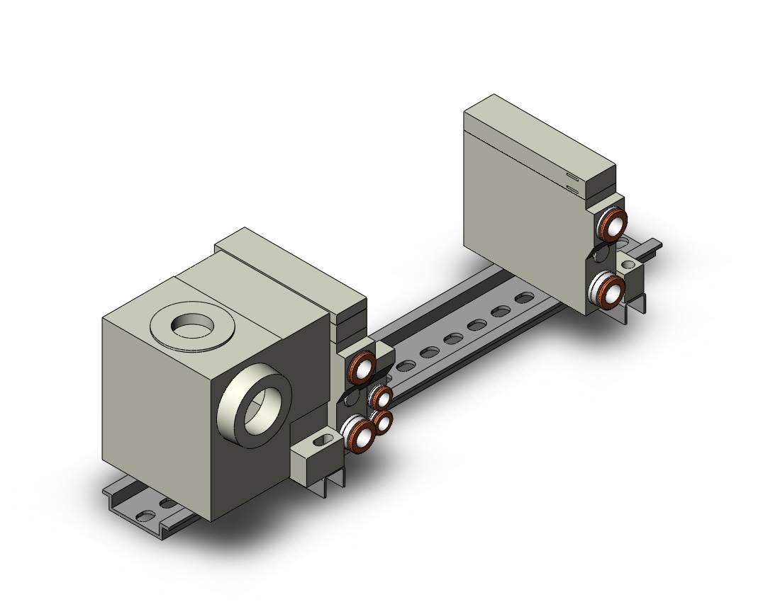 SMC VV5Q11-11C6T0-D mfld, plug-in, VV5Q* MANIFOLD VQ 4/5 PORT