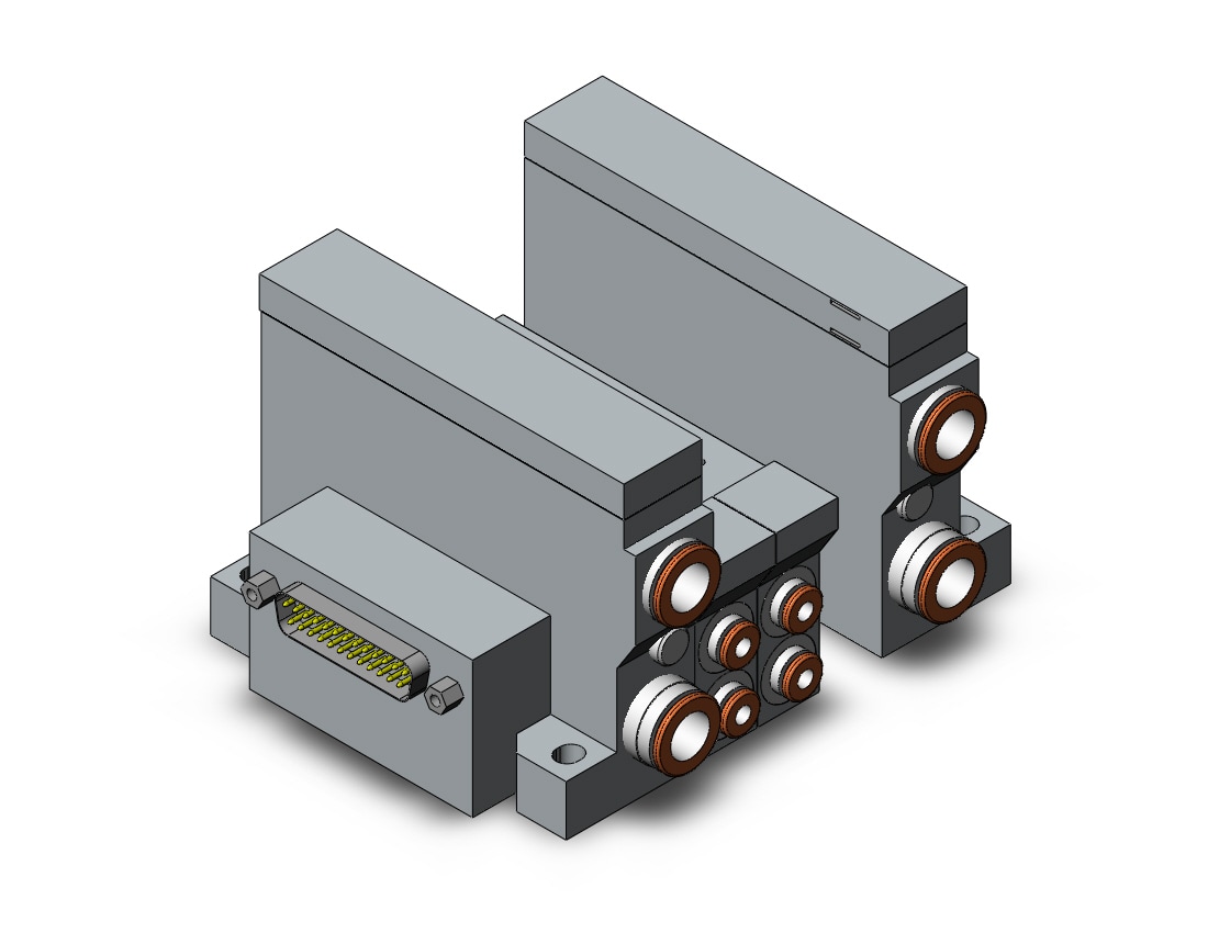 SMC VV5Q21-03C4FS0 mfld, plug-in, vq2000, VV5Q* MANIFOLD VQ 4/5 PORT