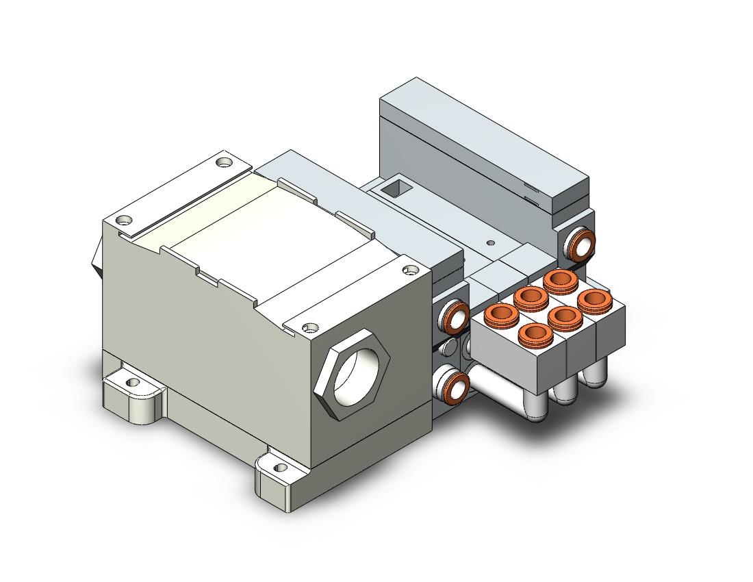 SMC VV5Q21-03L8T0 vv5q manifold, 4/5 PORT SOLENOID VALVE