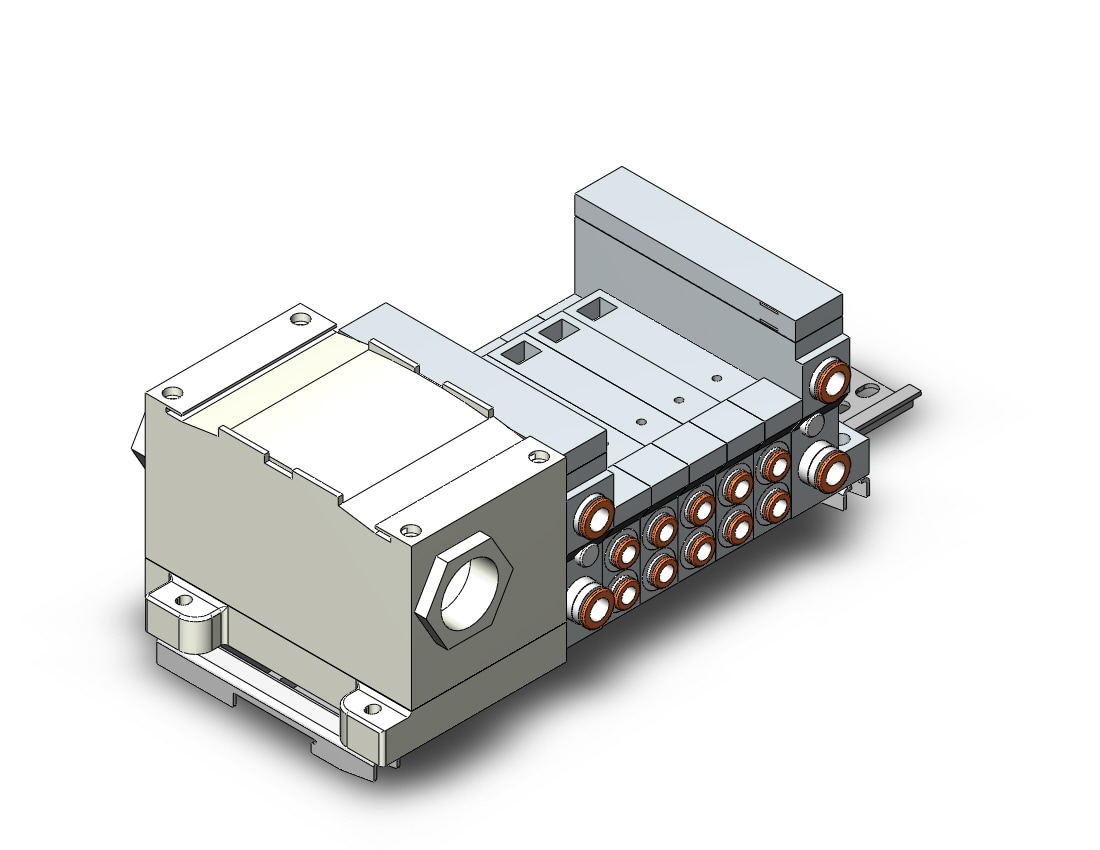 SMC VV5Q21-05N7T0-D mfld, VV5Q* MANIFOLD VQ 4/5 PORT