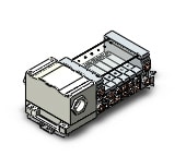 SMC VV5Q21-06C6T0-DNS mfld assy, VV5Q* MANIFOLD VQ 4/5 PORT