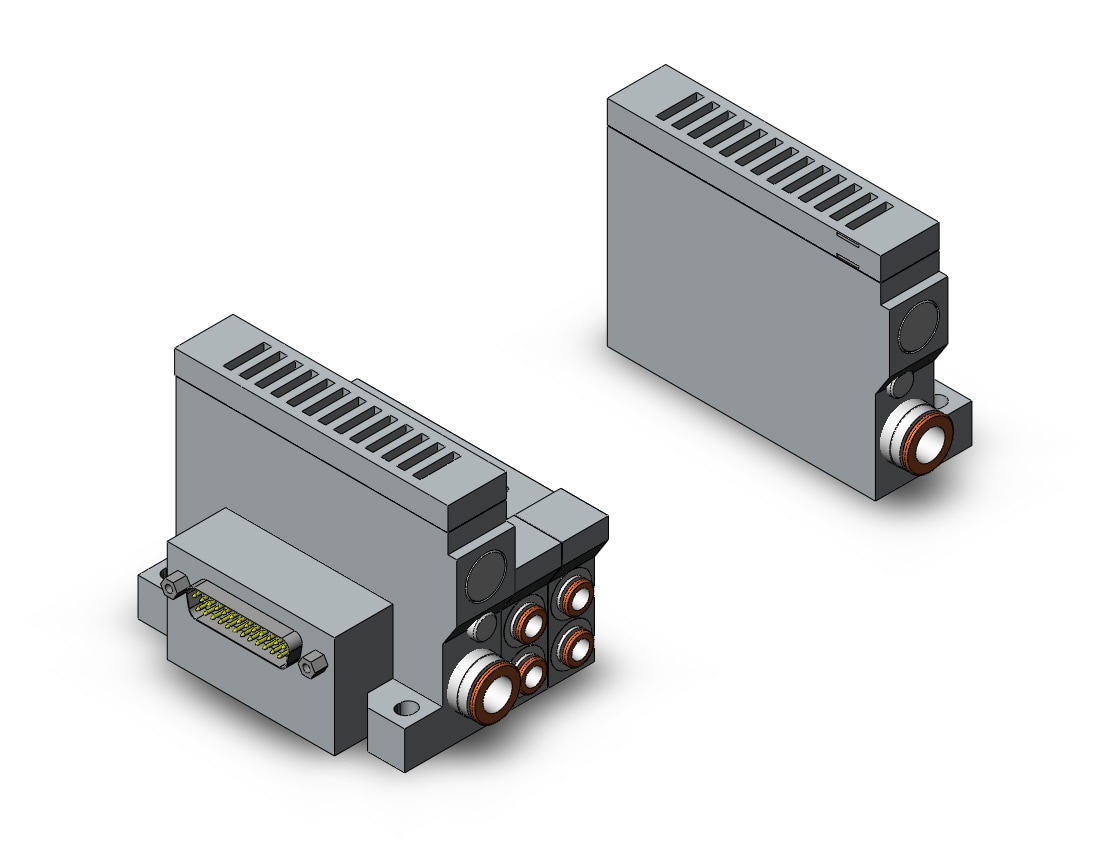 SMC VV5Q21-08C6FS0-D0S vv5q manifold, 4/5 PORT SOLENOID VALVE