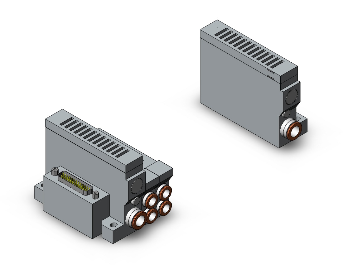 SMC VV5Q21-10C8FU0-S mfld, plug-in, vq2000, VV5Q* MANIFOLD VQ 4/5 PORT