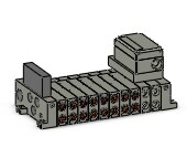 SMC VV5Q41-10C6SV-SD vv5q manifold, 4/5 PORT SOLENOID VALVE