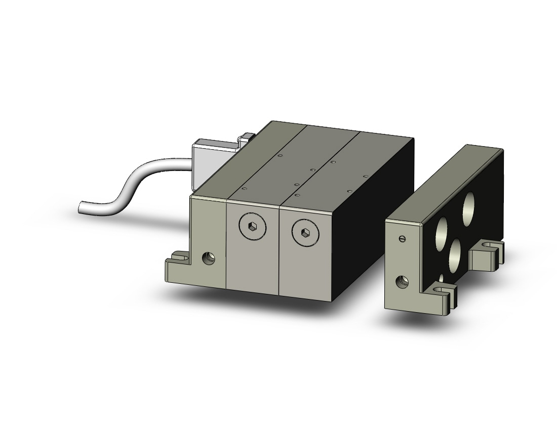 SMC VV5Q51-03BTFD1 mfld, plug-in, vq5000, VV5Q51/55 MANIFOLD